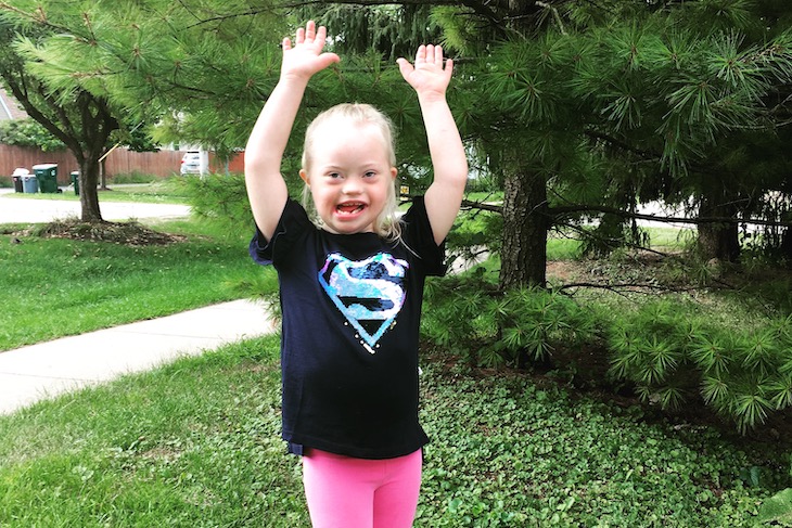 <p>Kathryn practicing for the June 2019 Special Olympics state competition.</p>
