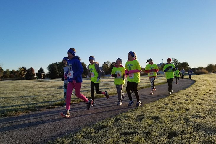 <p>A snapshot from the 2018 Marklund 5K. Photo courtesy of GMS Principal Jeff Modaff.</p>
